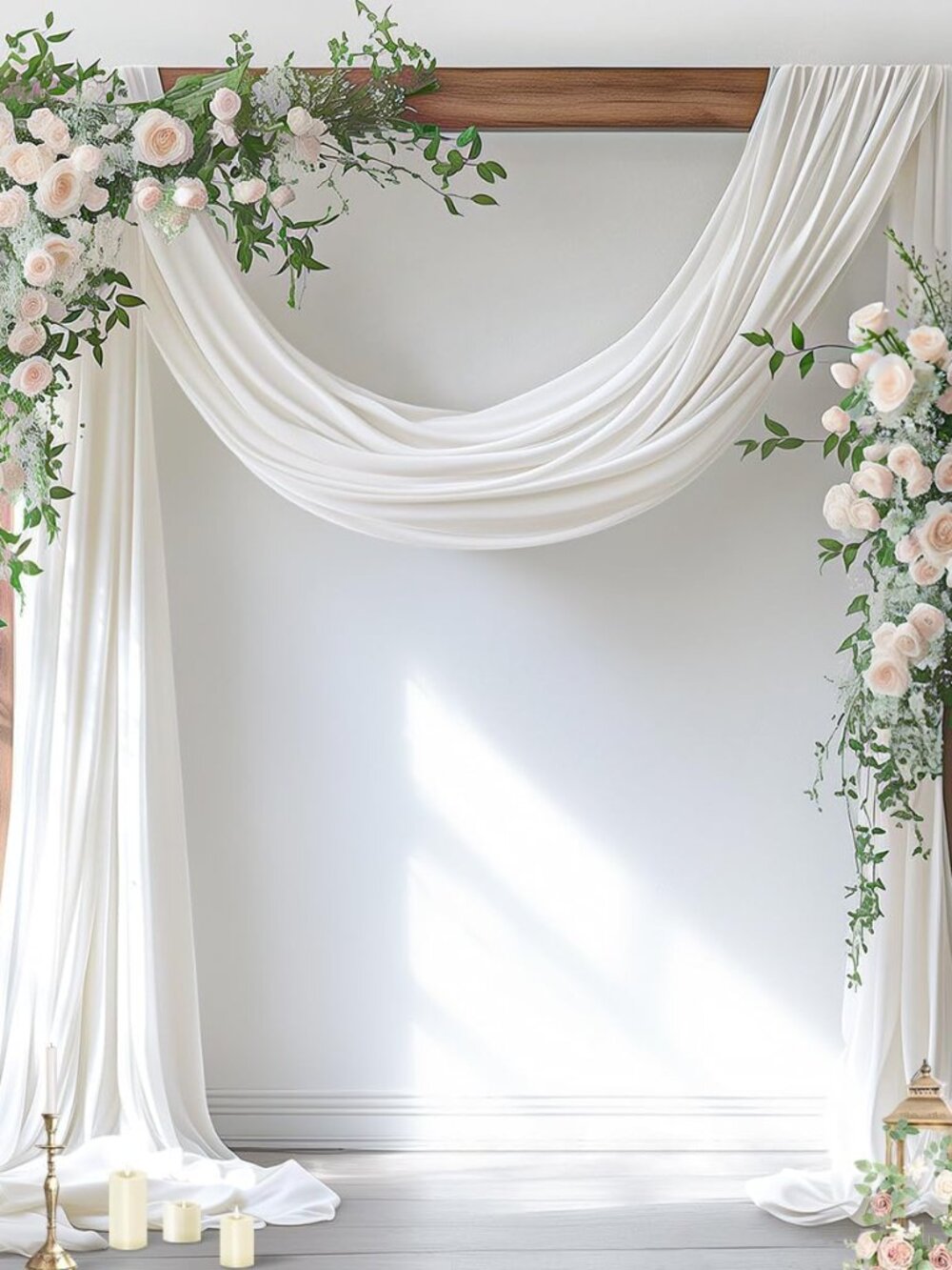 Wedding Arch Draping Fabric Sheer Curtain Drapes Birthday Party Home Decor